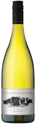 16 Little Black Pigs White Blend