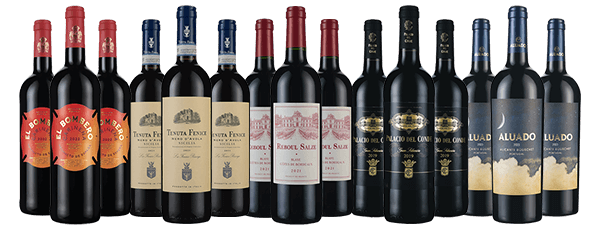 Gold Medal Euro Reds 15-bottle Mix Gold Medal Euro Reds 15-bottle Mix