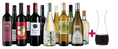 Fine Wine Mixed Dozen + Dartington Decanter