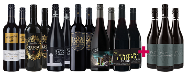 Durif Favourites Dozen + Trimboli Bin Select 3-bottle Add-on Durif Favourites Dozen + Trimboli Bin Select 3-bottle Add-on