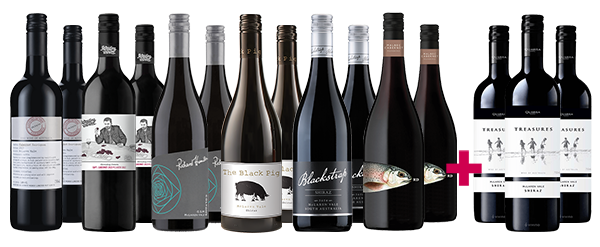 McLaren Vale Reds Showcase+ 3 x Treasures Shiraz Add-on