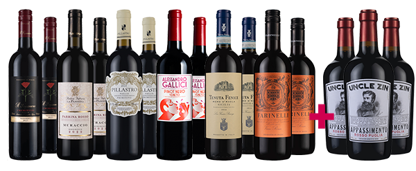 Top-to-Toe Italy Dozen + 3 x Appassimento Add-on Top-to-Toe Italy Dozen + 3 x Appassimento Add-on