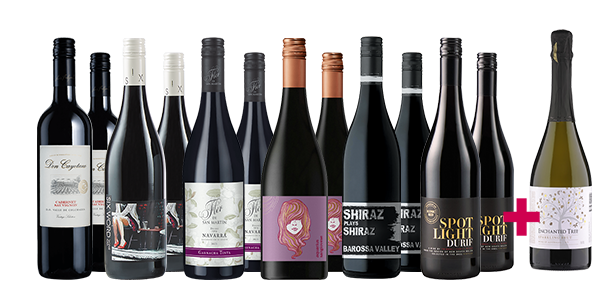 Diners' Dozen Reds Case + Aussie Fizz