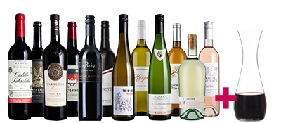 Fine Wine Mixed Dozen (including Dartington Decanter Fine Wine Mixed Dozen (including Dartington Decanter