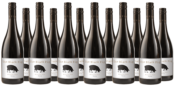 Gold-winning The Black Pig Shiraz Dozen