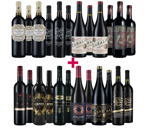 Worldwide Bestsellers & International Black Reds 24-btl BULK DEAL