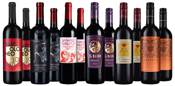 Top-to-toe’ Italian Reds Dozen